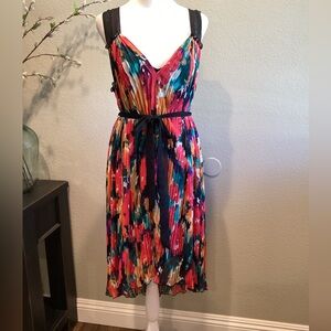 Allen B. Schwartz Woman’s black floral party‎ dress. Size 8. Like new condition